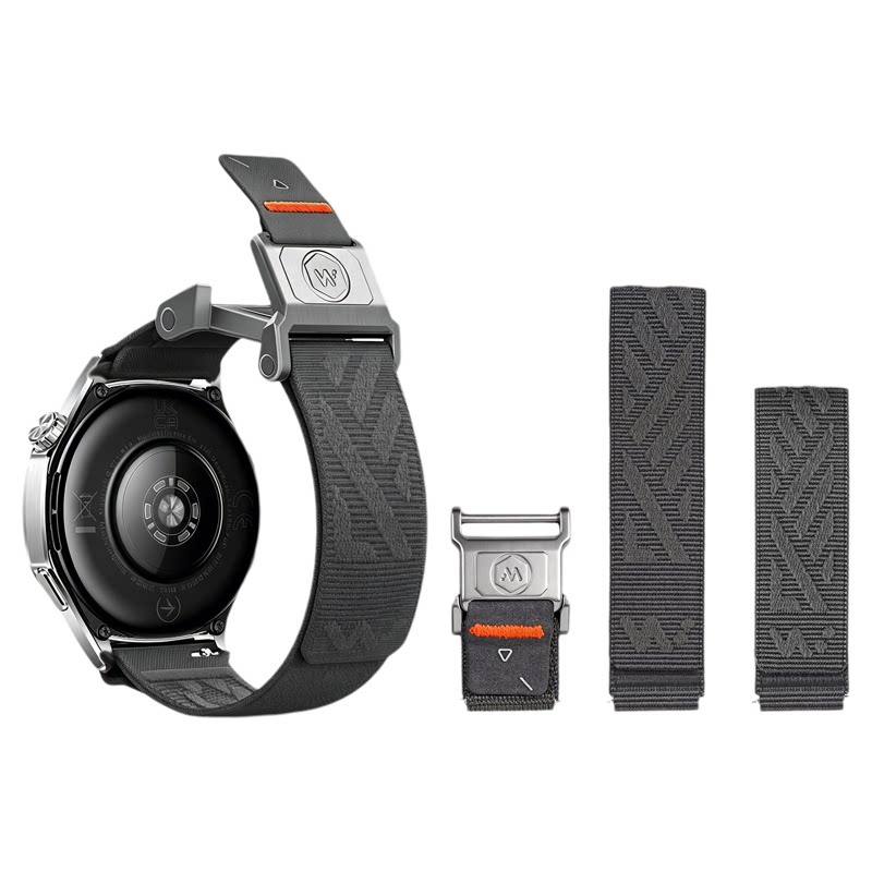 适用华为GT6手表带watchgt7pro铠甲斜纹浮织磁吸扣尼龙watch5非凡大师腕表带gt5运动4智能watch4pro男buds2