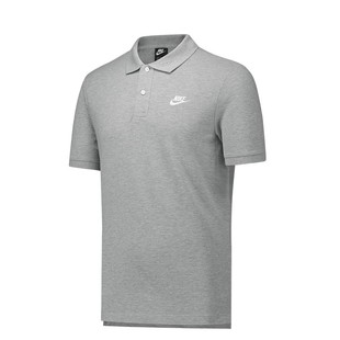 耐克NIKE正品夏季男子刺绣小勾子运动休闲翻领POLO短袖T恤CJ4457