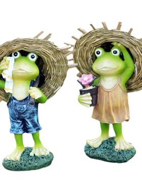 小青蛙阳台庭院卡通树脂工艺品