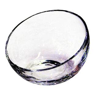 水晶玻璃碟甜品碗透明小碟子迷你水果盘调味蘸料精致高级感ins风