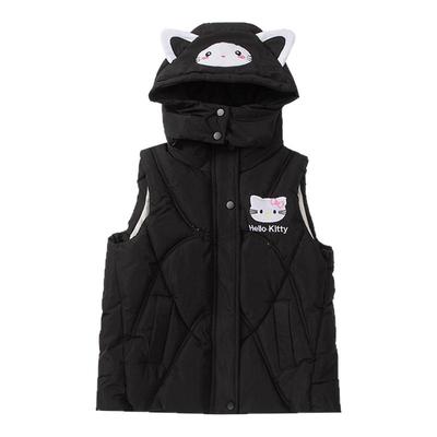 2025冬季加绒加厚羽绒棉马甲外穿