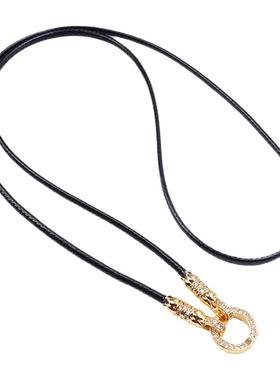 泰伽莲花佛牌绳蜡皮绳圆绳快拆