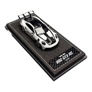 TOP LUX 1:64 保时捷911 992 GT3 RS 白色碳盖 仿真合金汽车模型