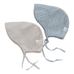 婴儿夏季外出防晒遮阳帽男女宝宝大帽檐防紫外线小月龄薄款透气