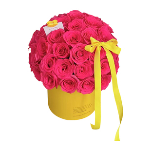 星语 磨砂肤感抱抱桶玫瑰花桶插花桶圆形包装桶diy花艺花店用品