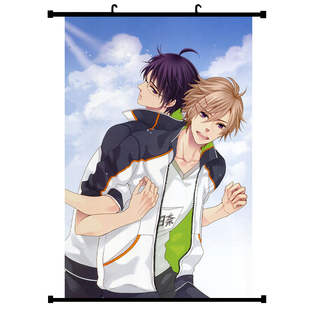 兄弟战争动漫周边海报卷轴挂件梓侑介琉生挂画定制方形画轴现货