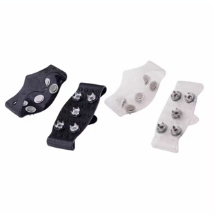 户外防滑冰爪鞋套隐形透明冰抓儿童雪地鞋钉链雪爪下雪天防滑神器