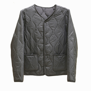 男女都有！羊毛填充！轻量化巨保暖！秋冬日系复古无领棉服棉衣