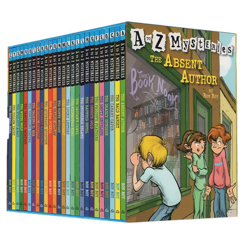 atoz神秘案件 字母版全套26册 A to Z Mysteries 神秘事件英文原版 小学初级章节书 神秘案件英文版 儿童侦探小说 Ron Roy