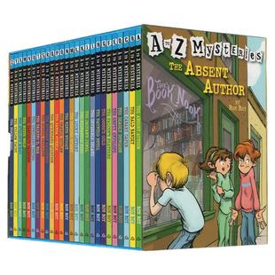 atoz神秘案件 字母版全套26册盒装 A to Z Mysteries 神秘事件 小侦探内特 英文原版 小学初级章节书 神秘案件 侦探小说 Ron Roy