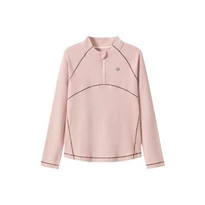 EAYA童装男女童加绒卫衣2025新款儿童加厚半拉链秋冬外套保暖上衣