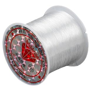 透明水晶丝线手工无弹力鱼绳线0.2mm串珠绳子0.6鱼线白色DIY编织