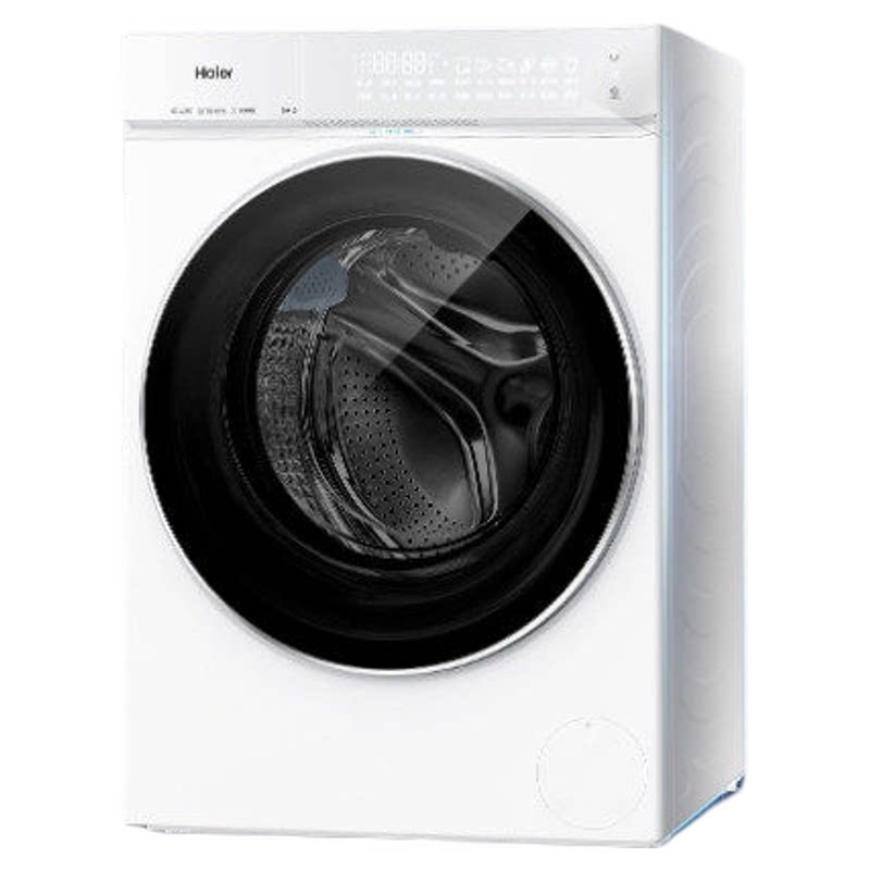 [云溪5.0高配版]海尔新品白色滚筒洗衣机全自动12kg大容量超薄D3