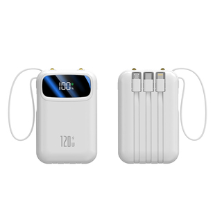 3C认证正品超级快充充电宝20000毫安超薄小巧便携迷你2026新款大容量自带线适用vivooppo苹果专用官方旗舰店