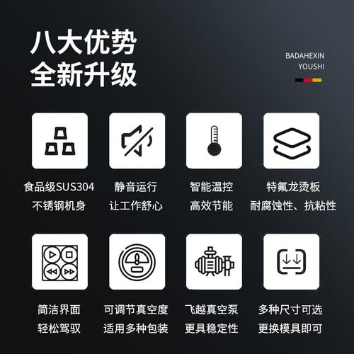 真空贴体塑封机锁鲜牛排海鲜三文鱼肉榴莲食物保鲜立体覆膜包装机