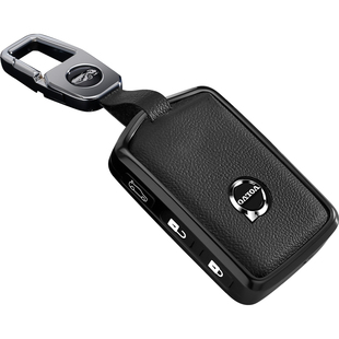 适用沃尔沃S90钥匙套男新款XC90汽车用品2023款真皮改装壳v90扣包