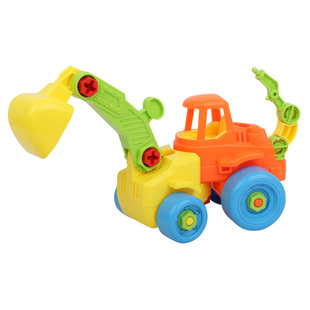 儿童宝宝可拆装电动拧螺丝刀3岁益智拆卸玩具 电钻动手工程车男孩