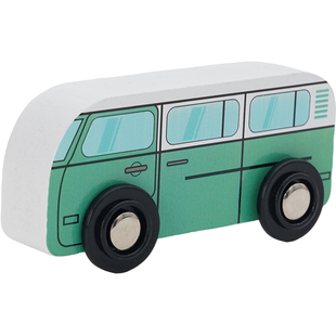 儿童木质滑车轨道车拼装积木轨道场景玩具益智兼容米兔3-6岁