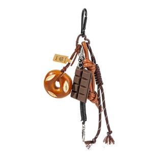 原创miu系碱水结面包挂件高级感美拉德碱水面包书包绳钥匙扣挂饰