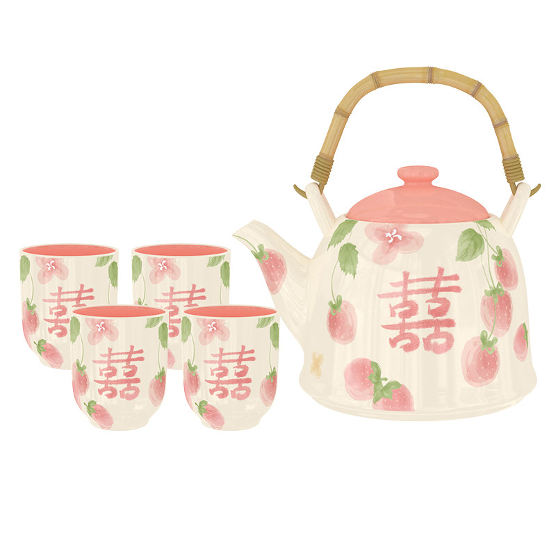 川岛屋茶具泡茶杯子套装新婚礼物