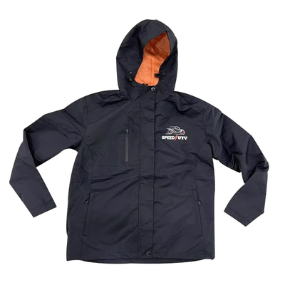 欧洲高端防风水加绒连帽冲锋外套