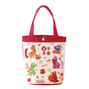 伴手礼帆布袋手提袋儿童满月周岁生日礼品袋幼儿园礼物小袋子定制
