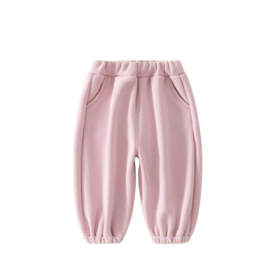 【撤柜专区】品牌专柜  儿童卫裤加绒秋冬季女宝宝长裤男童运动裤