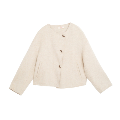 忘城羊毛混纺常规款文艺复古