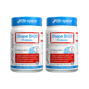 【自营】lifespace益倍适B420益生菌胶囊60粒*2瓶【王一博同款】