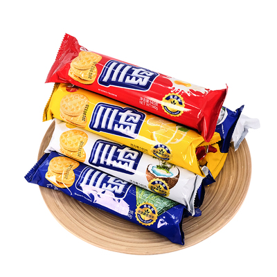 川岛早茶酥性饼干整箱散装混合