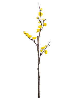 假花仿真花绢花小枝腊梅装饰花艺