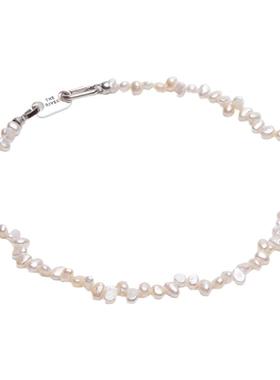 Riverine Adara「流晖」异型巴洛克米珠淡水珍珠S925银饰颈链项链