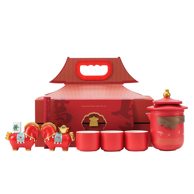 故宫文创快客杯便携式旅行茶具