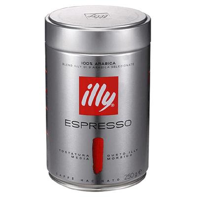 自营illy浓缩咖啡粉中度烘焙250g