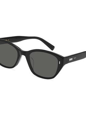 AOJO澳镜猫眼墨镜女2026新款高级感复古茶黑色太阳镜AJ108SN205