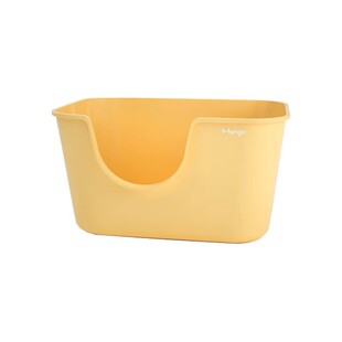 mango蛮果猫砂盆超大号半封闭开放式猫厕所防外溅特巨型猫沙盆子