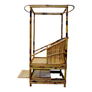 定制旅游景区抬人古镇影视舞台婚庆专用竹制轿子老板滑竿老爷抬竿