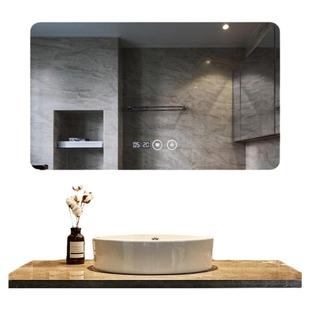 伯仑 无框浴室镜背光镜壁挂led智能卫生间化妆镜防雾带灯通顶镜子