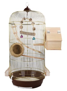 鹦鹉鸟笼金色大号鸟笼