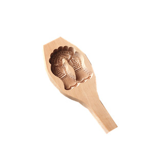 花瓣家木质七夕巧果小时候的回忆点心糕点小巧对鱼结婚用馒头模具