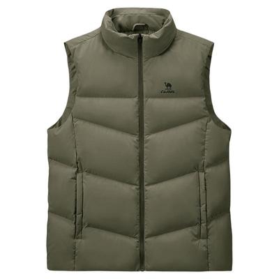 骆驼运动羽绒马甲女秋冬季新款保暖防泼水羽绒服三防