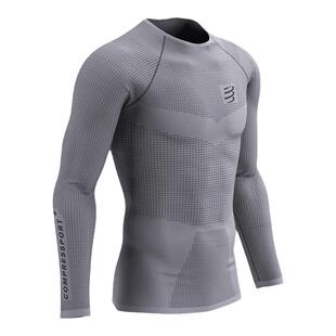 COMPRESSPORT秋冬保暖运动开关压缩长袖男款跑步滑雪紧身衣排汗