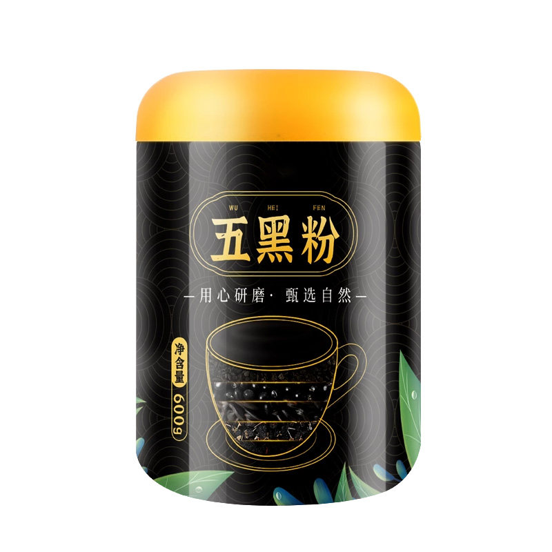 五黑粉黑芝麻糊无糖纯桑葚黑豆黑米养发五谷杂粮粉核桃黑枸杞优选