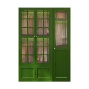 法式简约风大衣柜家用卧室收纳大容量铁皮衣柜分层多层隔板大衣橱