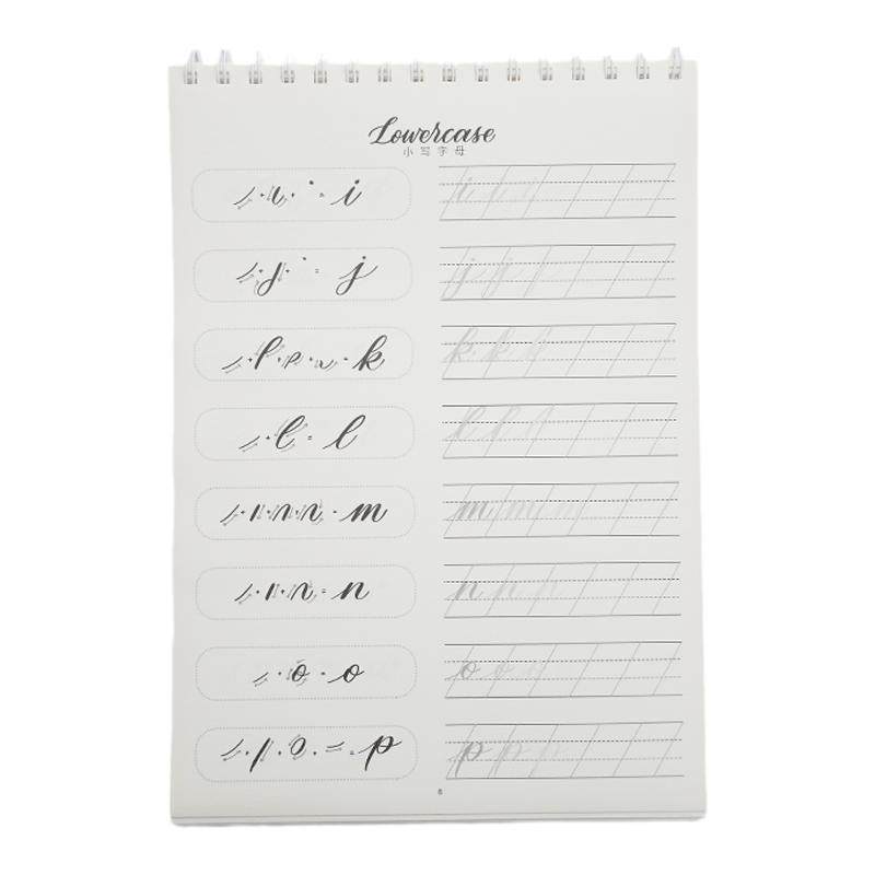 chilliletters现代英文花体书法字帖套装brush手账手写字体新手
