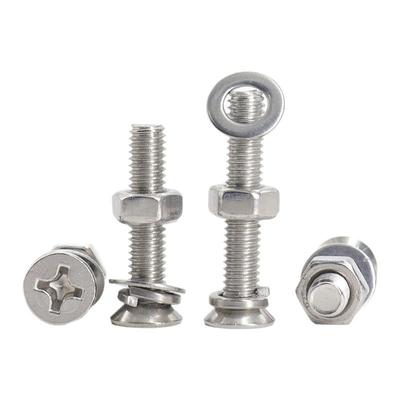 304不锈钢沉头十字螺丝机钉套装