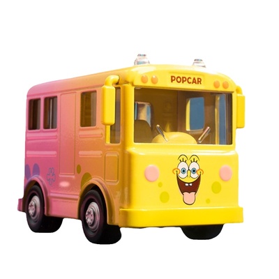 泡泡玛特海绵宝宝小车盲盒手办