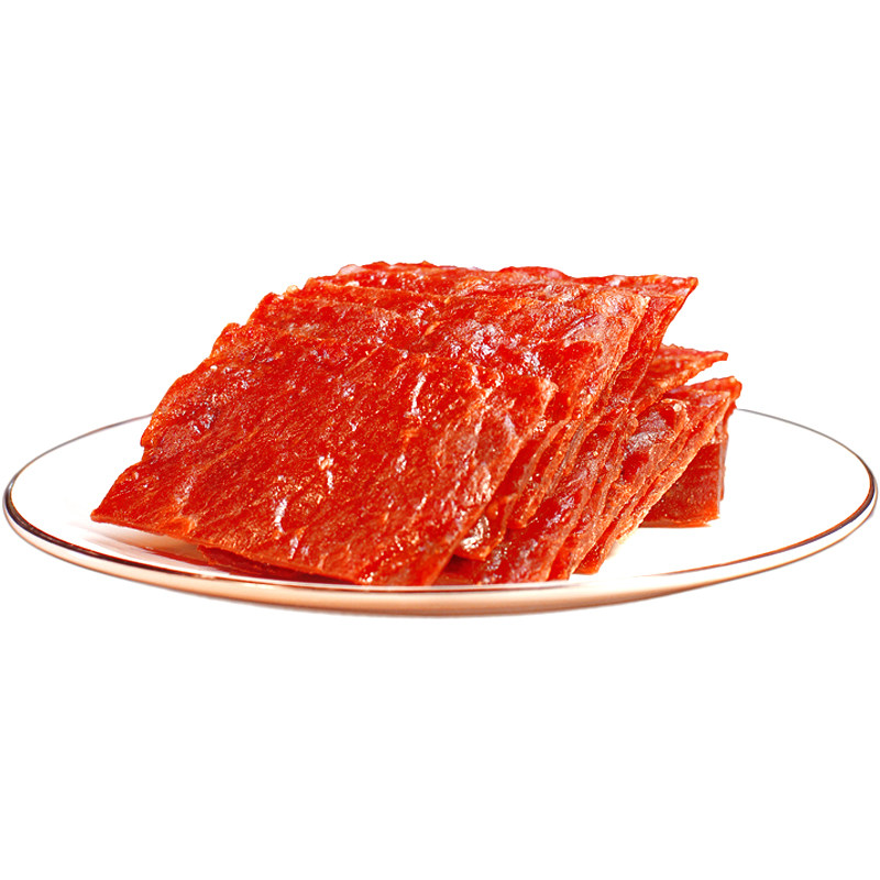 靖江猪肉脯干5 斤散装整箱香辣蜜汁猪肉铺干片特产休闲零食品批发