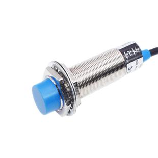 M18接近开关传感器三线NPN常开24.12v限位开关远距离20MM感应金属