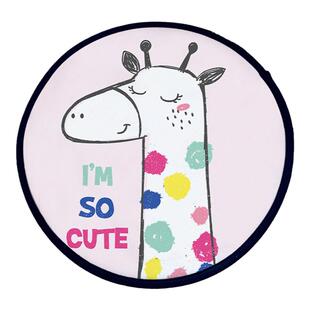 北欧儿童卡通短毛绒椅垫圆形坐垫异形地垫办公室餐厅家用地小垫子
